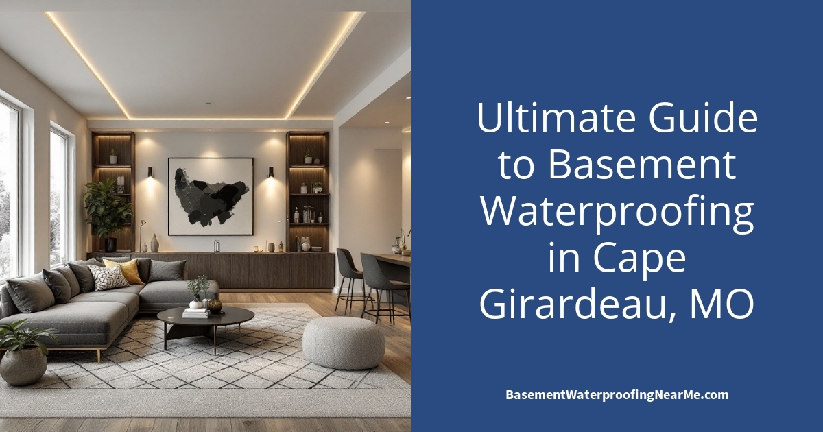 basement waterproofing Cape Girardeau