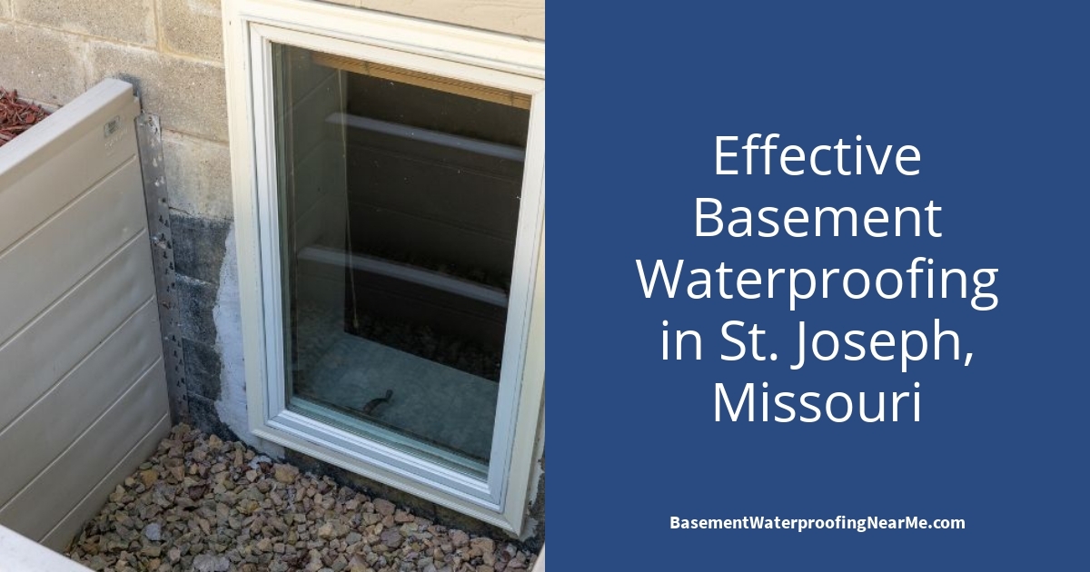 basement waterproofing St. Joseph