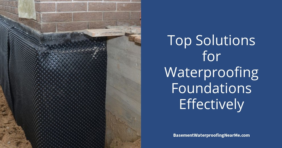 best way to waterproof foundation