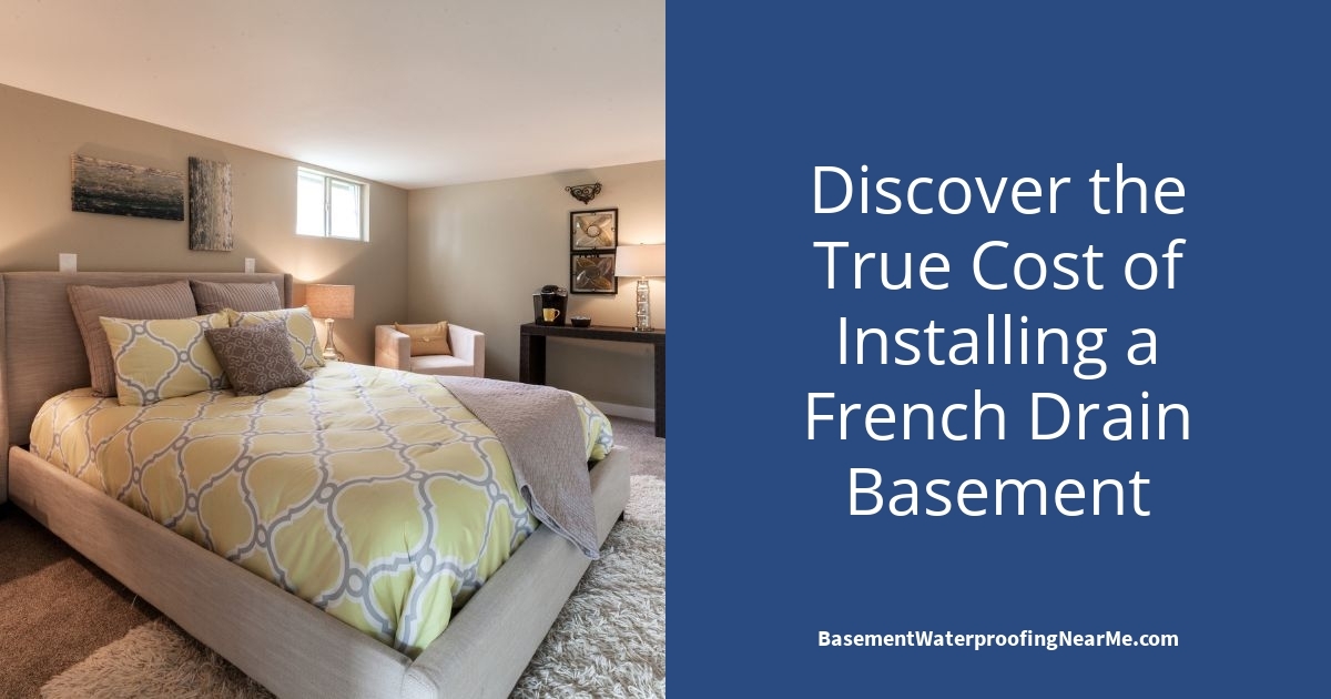 French drain basement cost